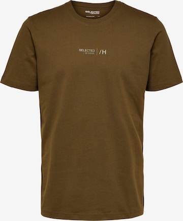 SELECTED HOMME Shirt 'Boris' in Groen: voorkant