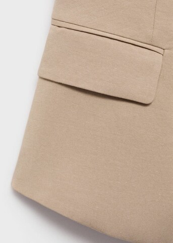 MANGO Suit Vest 'Olivia' in Brown