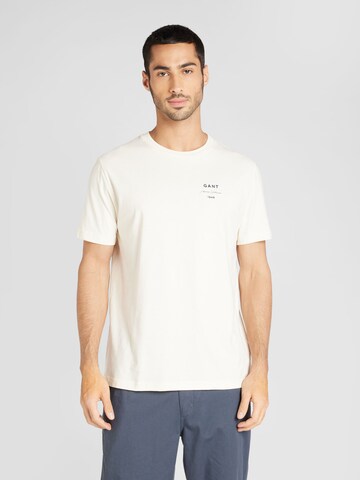 GANT T-Shirt in Beige: predná strana