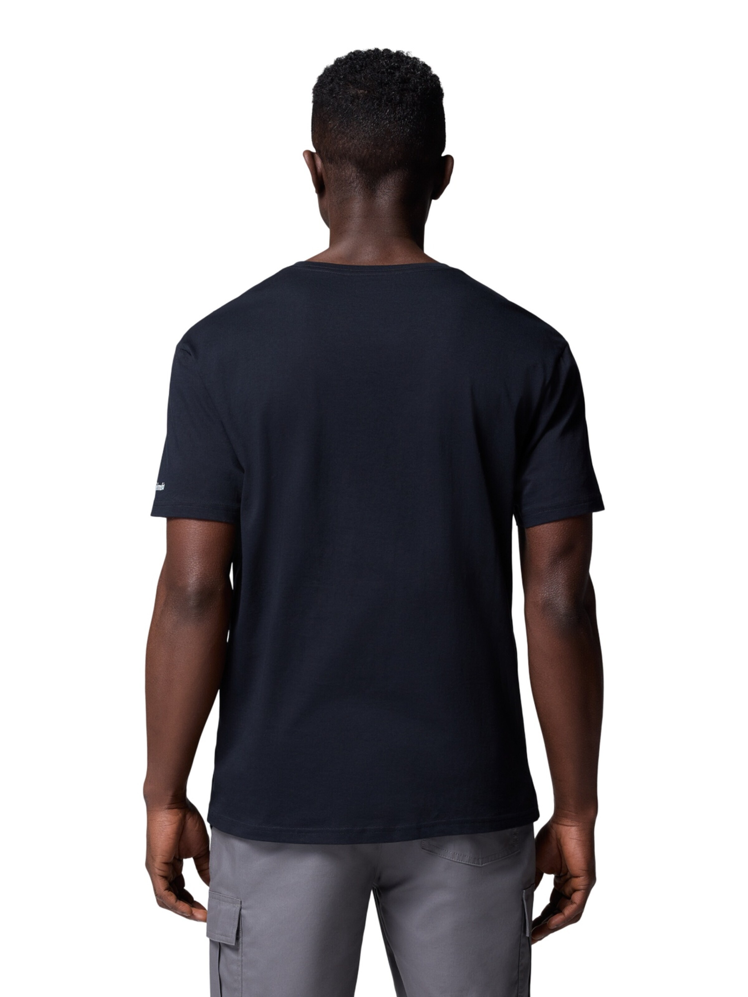 COLUMBIA Shirt 'Columbia Path Lake II Graphic' in Zwart