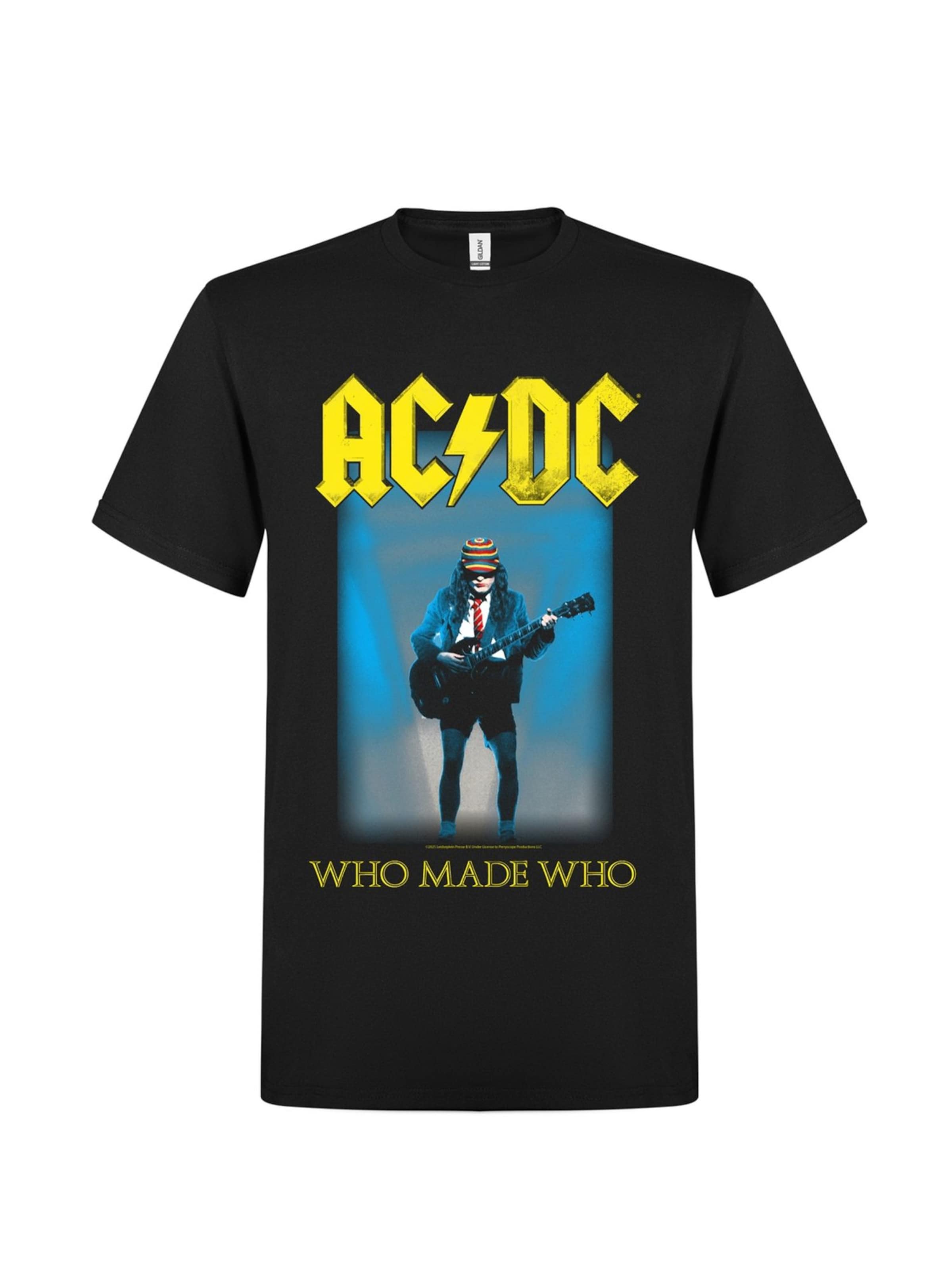 AC/DC Shirt 'AC/DC Who Made Who Unisex t-shirt' in Black: front
