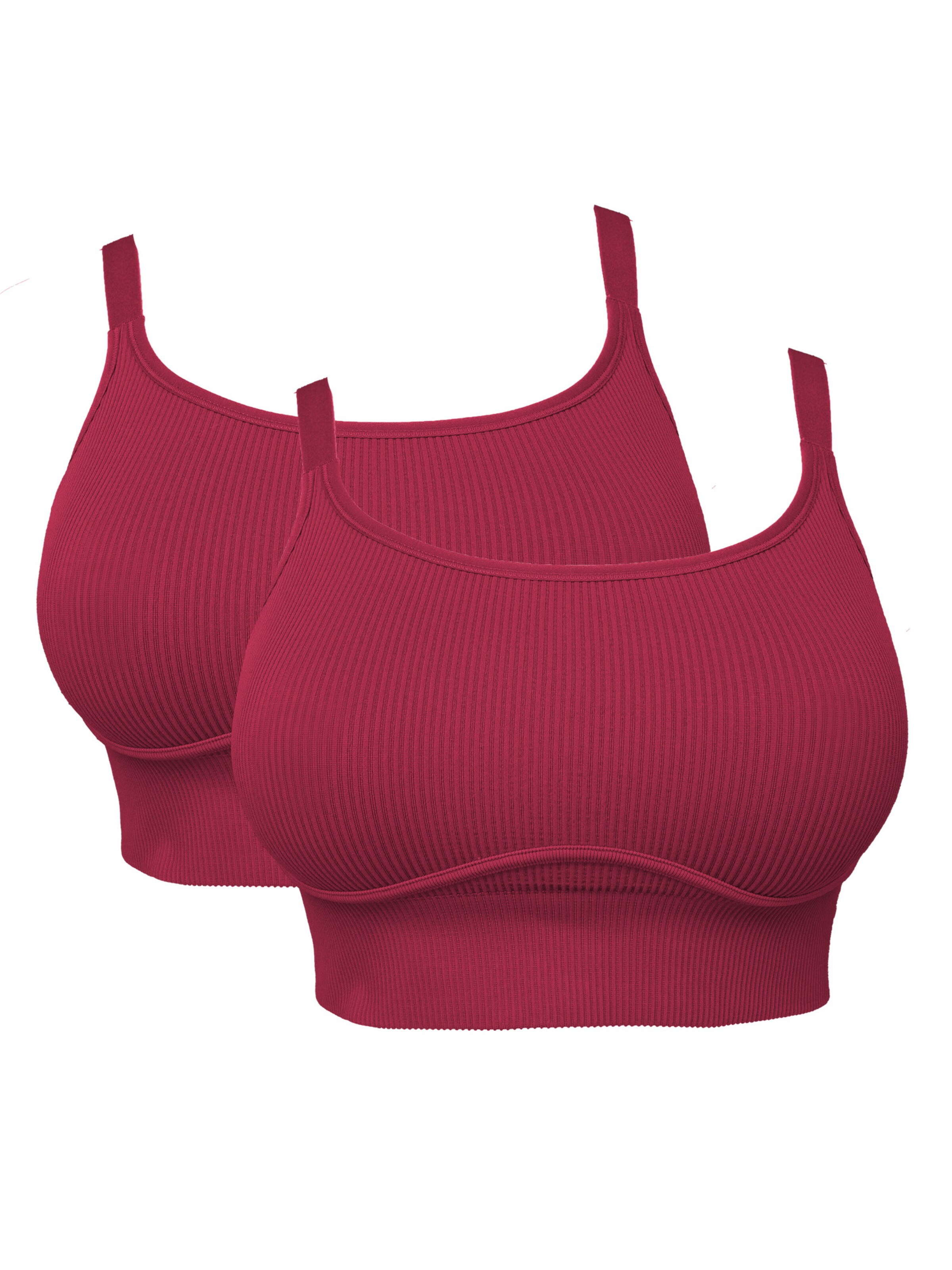 Bustier Soutien-gorge 'Freeda' SugarShape en rouge : devant