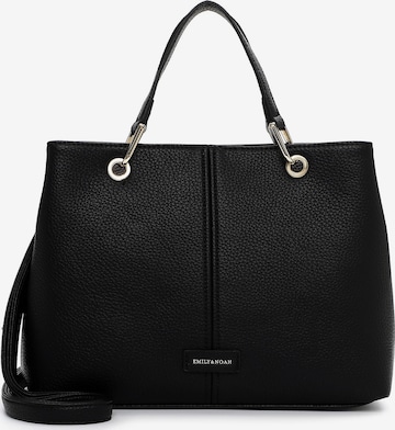 Emily & Noah Handtas 'Halla' in Zwart: voorkant