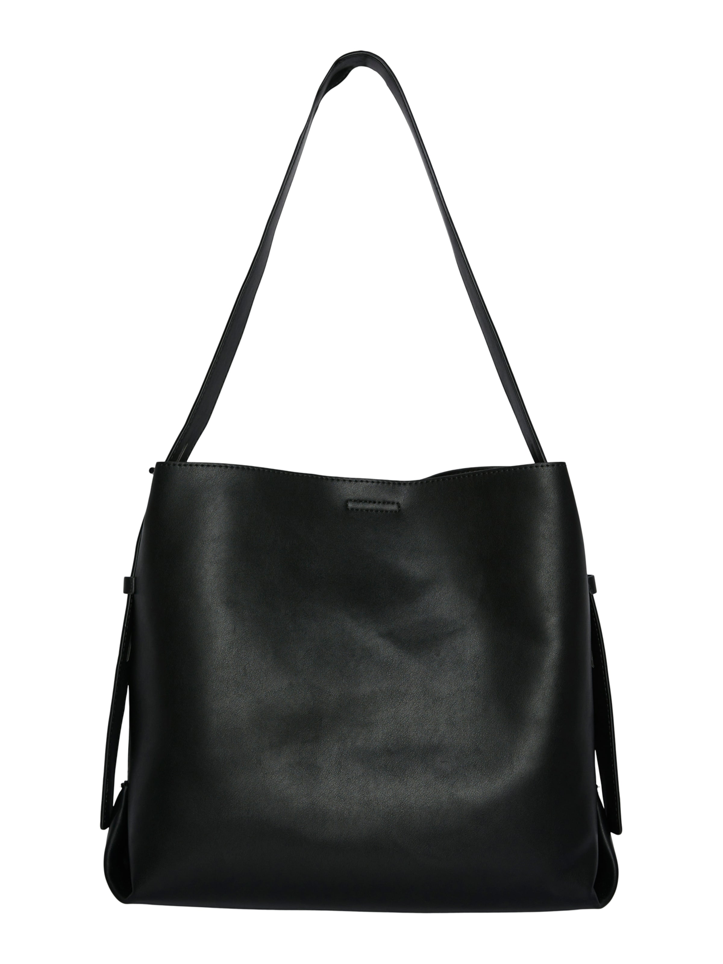 PIECES Shopper 'PCBONY' in Black: front