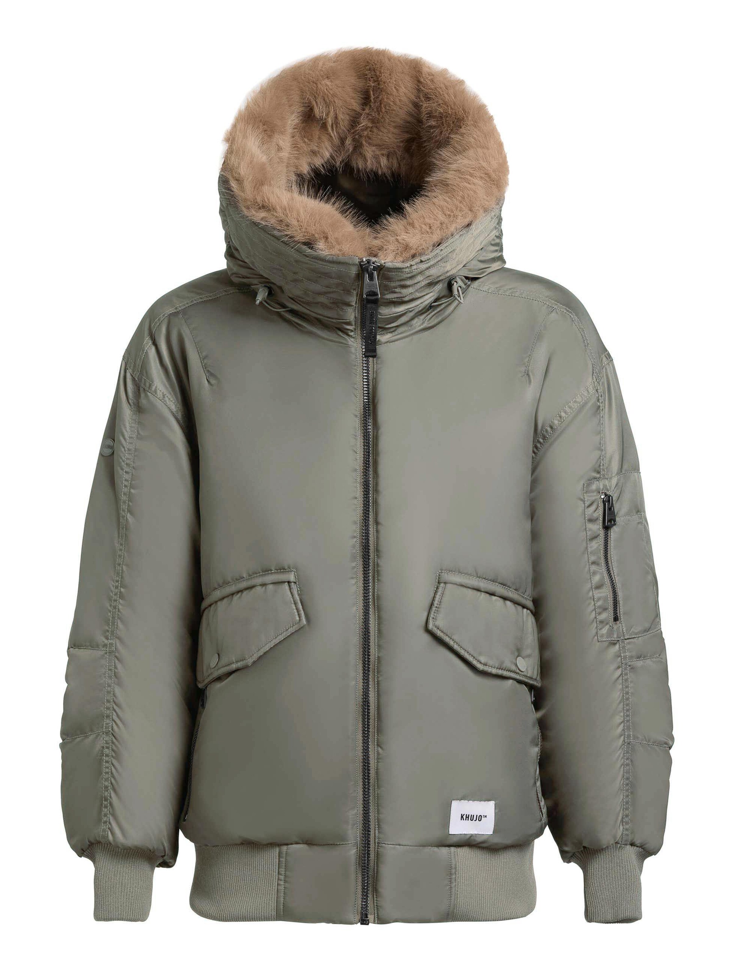 khujo Winter jacket 'Cela' in Green: front