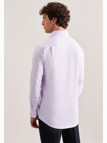 Regular fit Camicia business 'Smart Essentials' di SEIDENSTICKER in lilla
