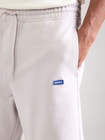HUGO Loosefit Παντελόνι 'Nasensio' σε λιλά