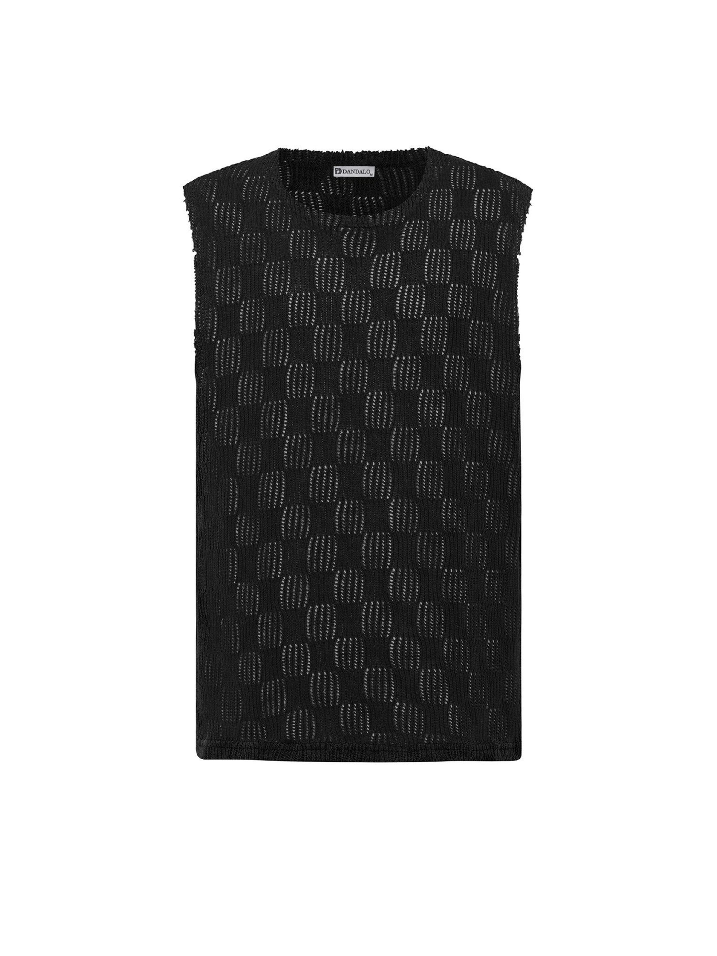 Antioch Top in Schwarz: Vorderseite