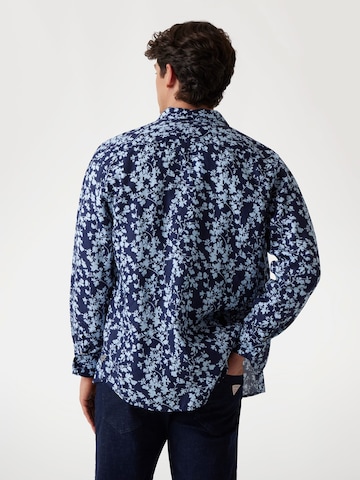 GUESS Regular fit Button Up Shirt in Blue