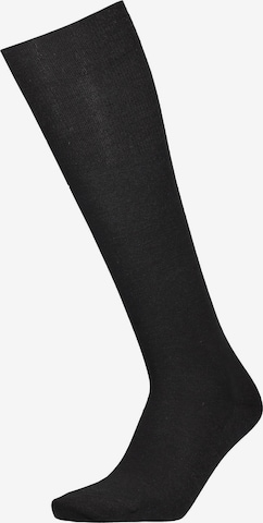 Chaussettes montantes 'Gary' KUNERT en noir : devant