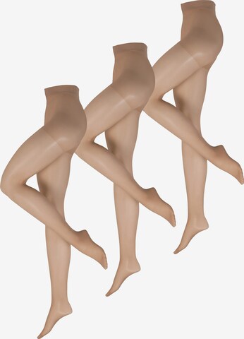 Nur Die Fine Tights in Beige: front