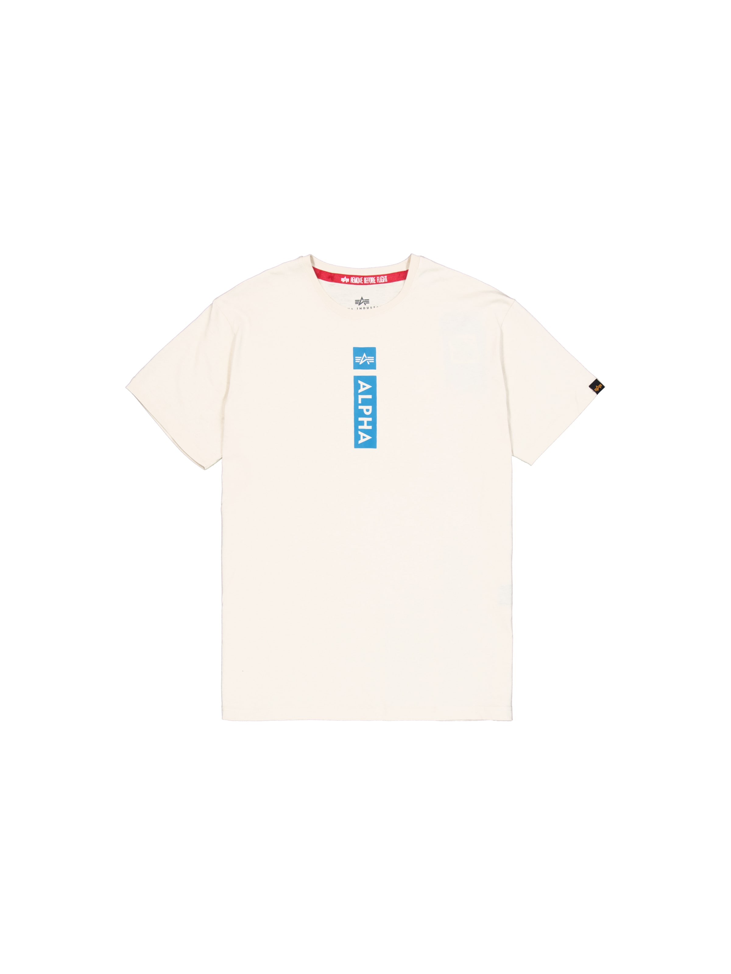 ALPHA INDUSTRIES Футболка в Белый: спереди