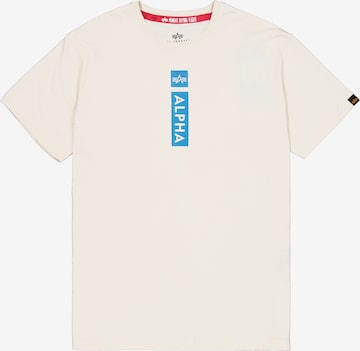 ALPHA INDUSTRIESMajica - bijela boja: prednji dio