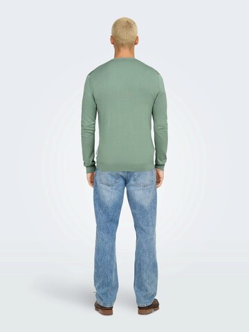Pulover 'ONSWYLER' de la Only & Sons pe verde