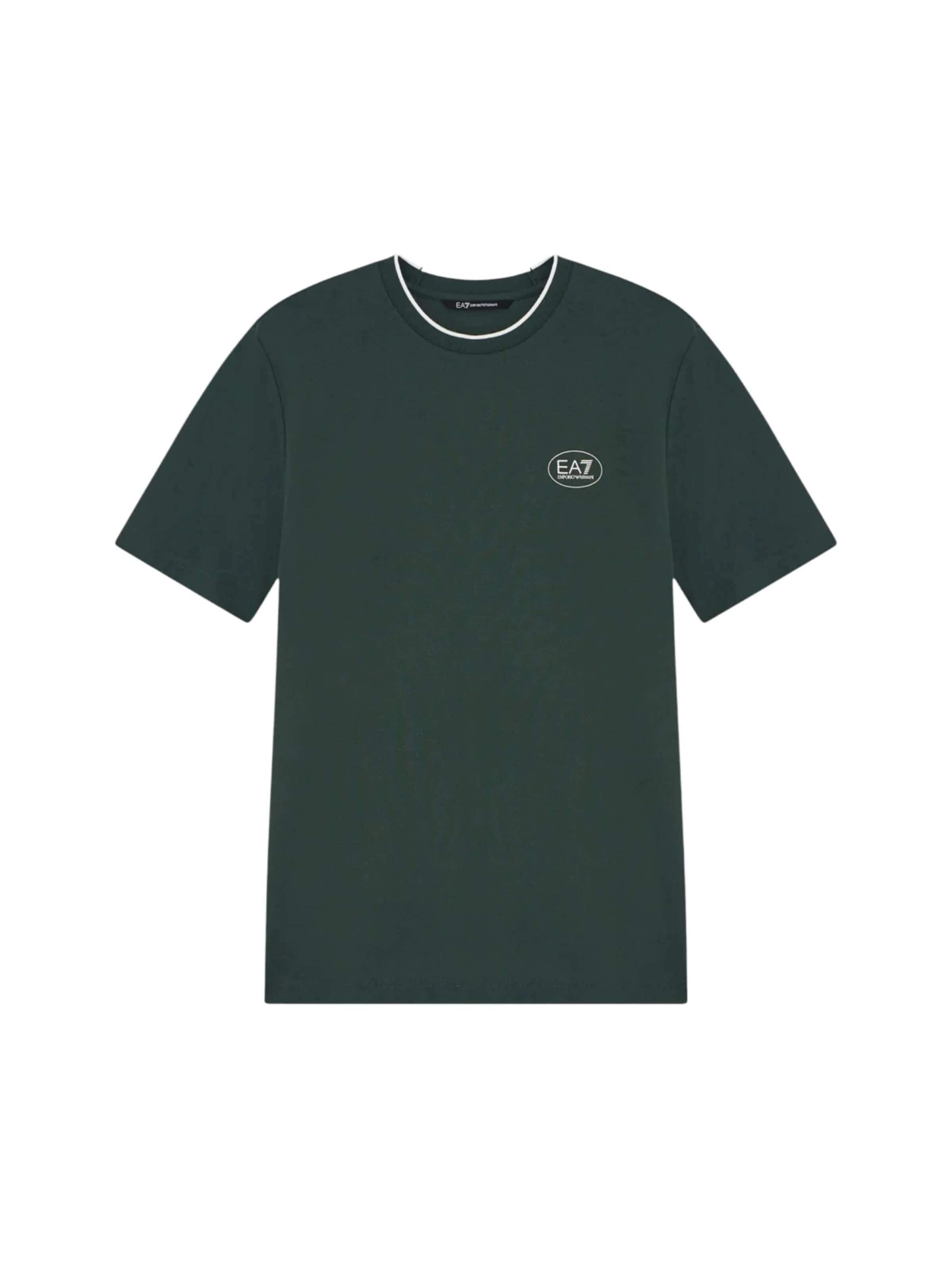 Maglietta di EA7 Emporio Armani in verde: frontale