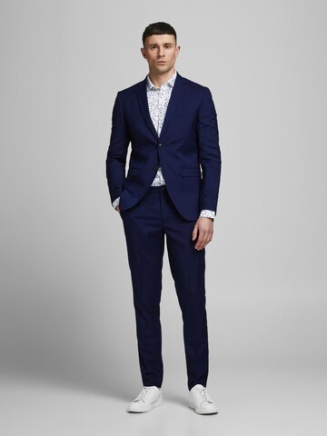 Coupe slim Costume 'Franco' JACK & JONES en bleu : devant