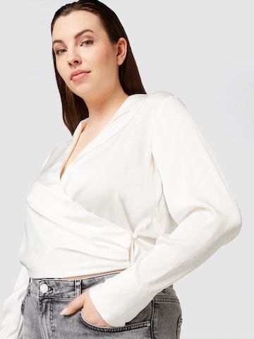 Guido Maria Kretschmer Curvy - Blusa 'Jaden' en blanco