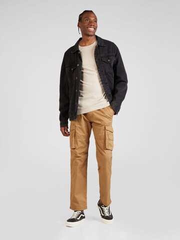 HOLLISTER Regular Cargo trousers in Brown