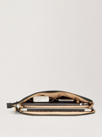 NEGOTIA Leather Laptoptas 'Notion 15.6 inch' in Zwart