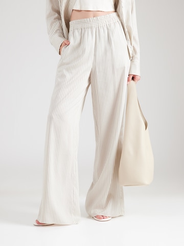 Wide Leg Pantalon 'PIA' IVY OAK en beige : devant