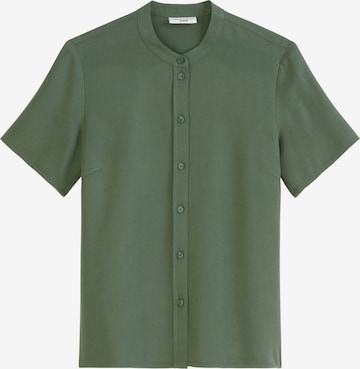 Marc O'Polo DENIM Bluse in Grün: Vorderseite