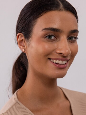 Boucles d'oreilles 'Shiny Bloom' PURELEI en or : devant
