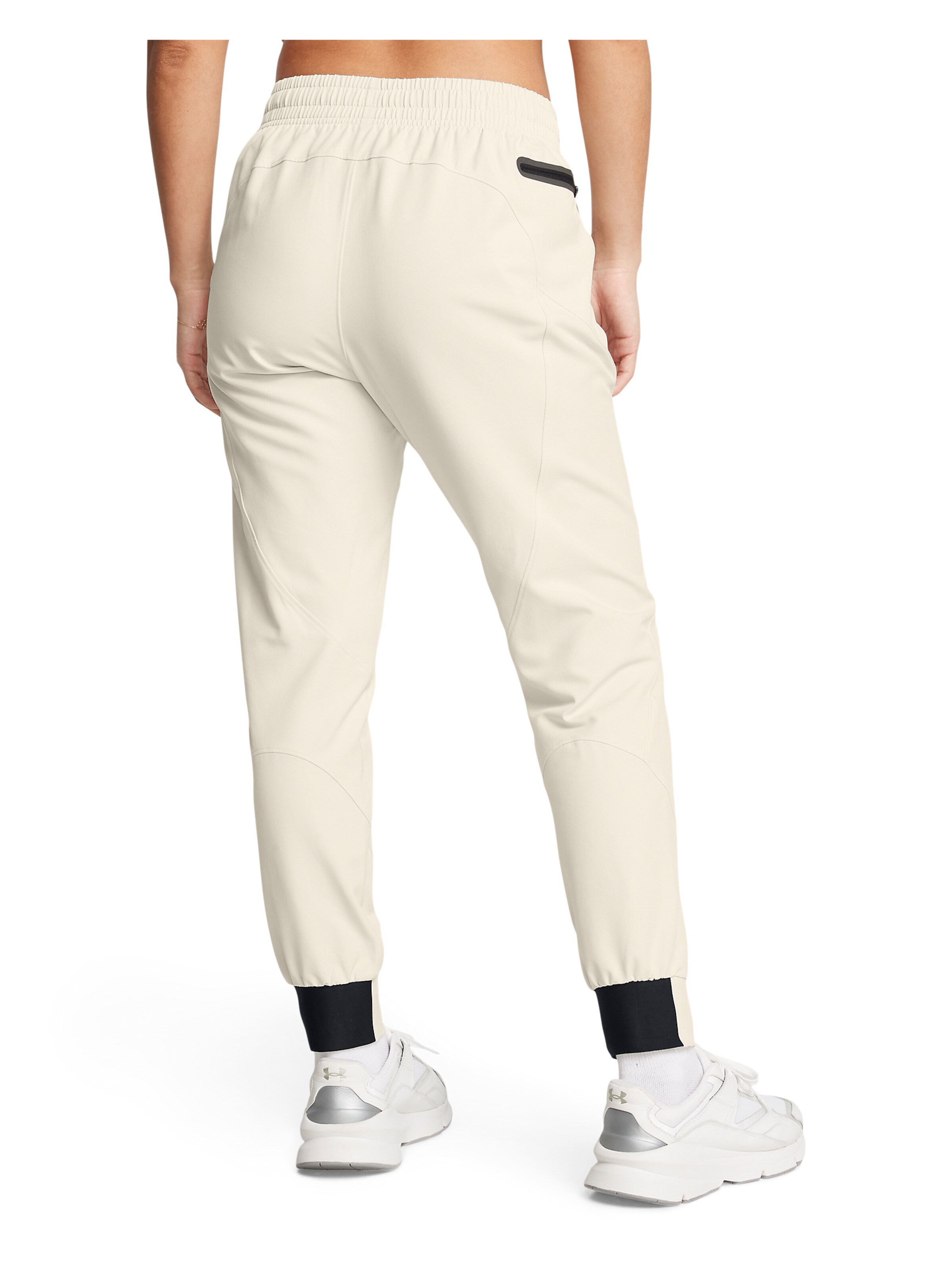 UNDER ARMOUR Tapered Sportbroek 'Unstoppable' in Wit