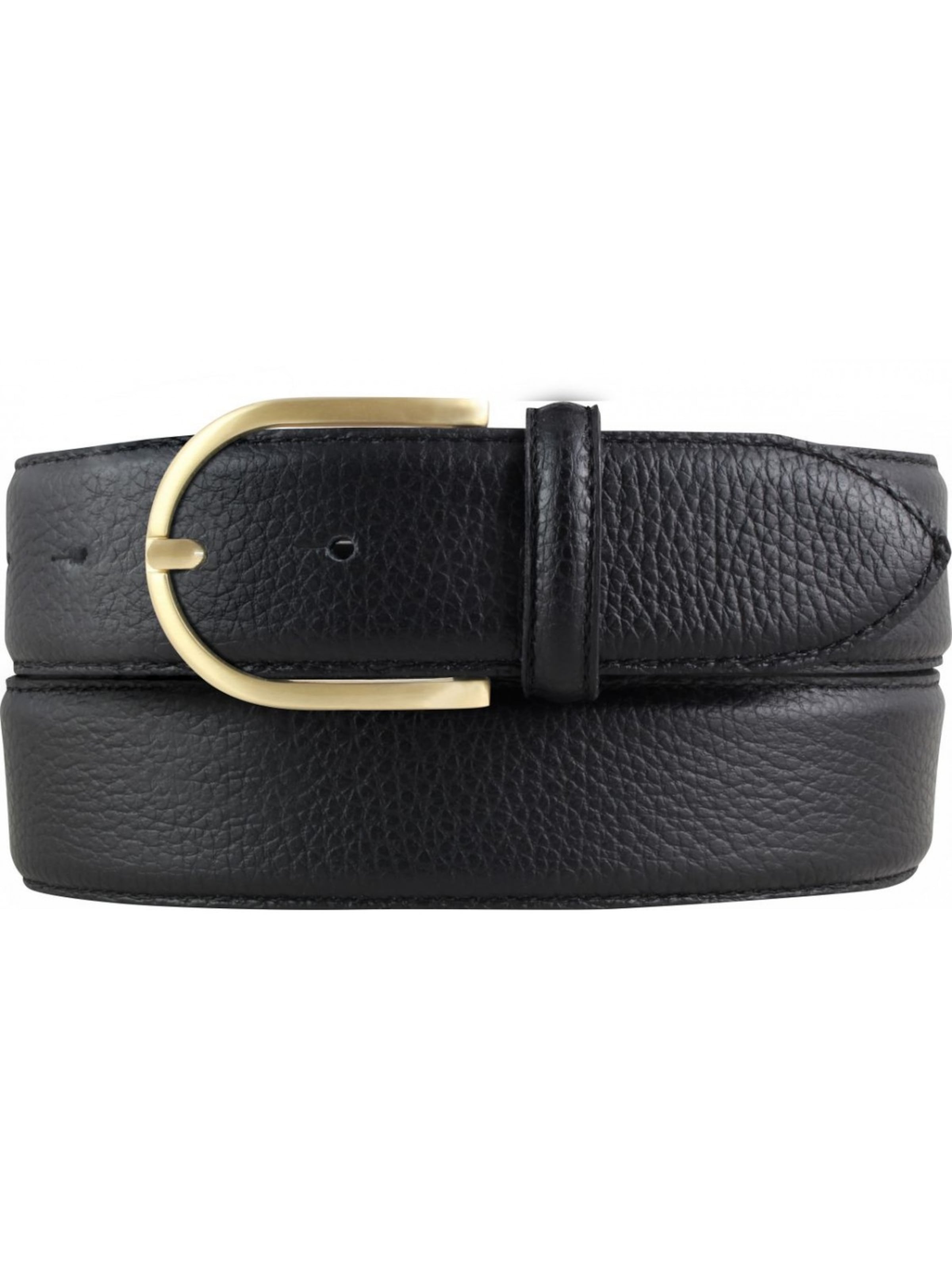 BELTINGER Belt 'Pescarai' in Black: front