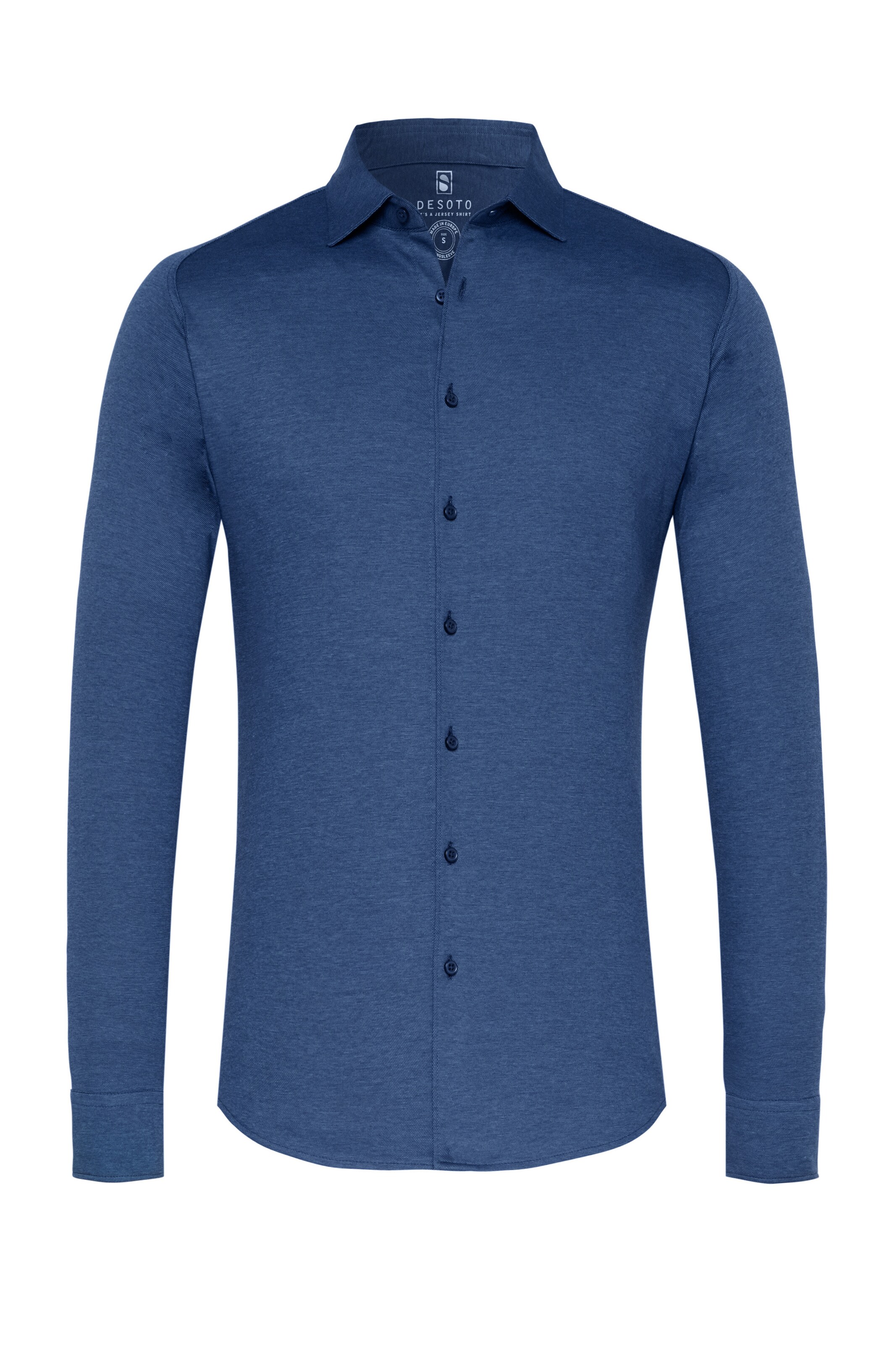 DESOTO Slim Fit Hemd in Blau: Vorderseite