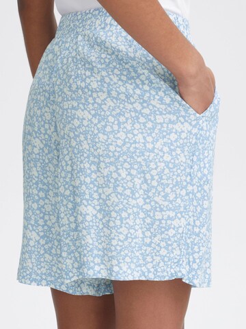 ICHI Regular Broek 'Marrakech' in Blauw