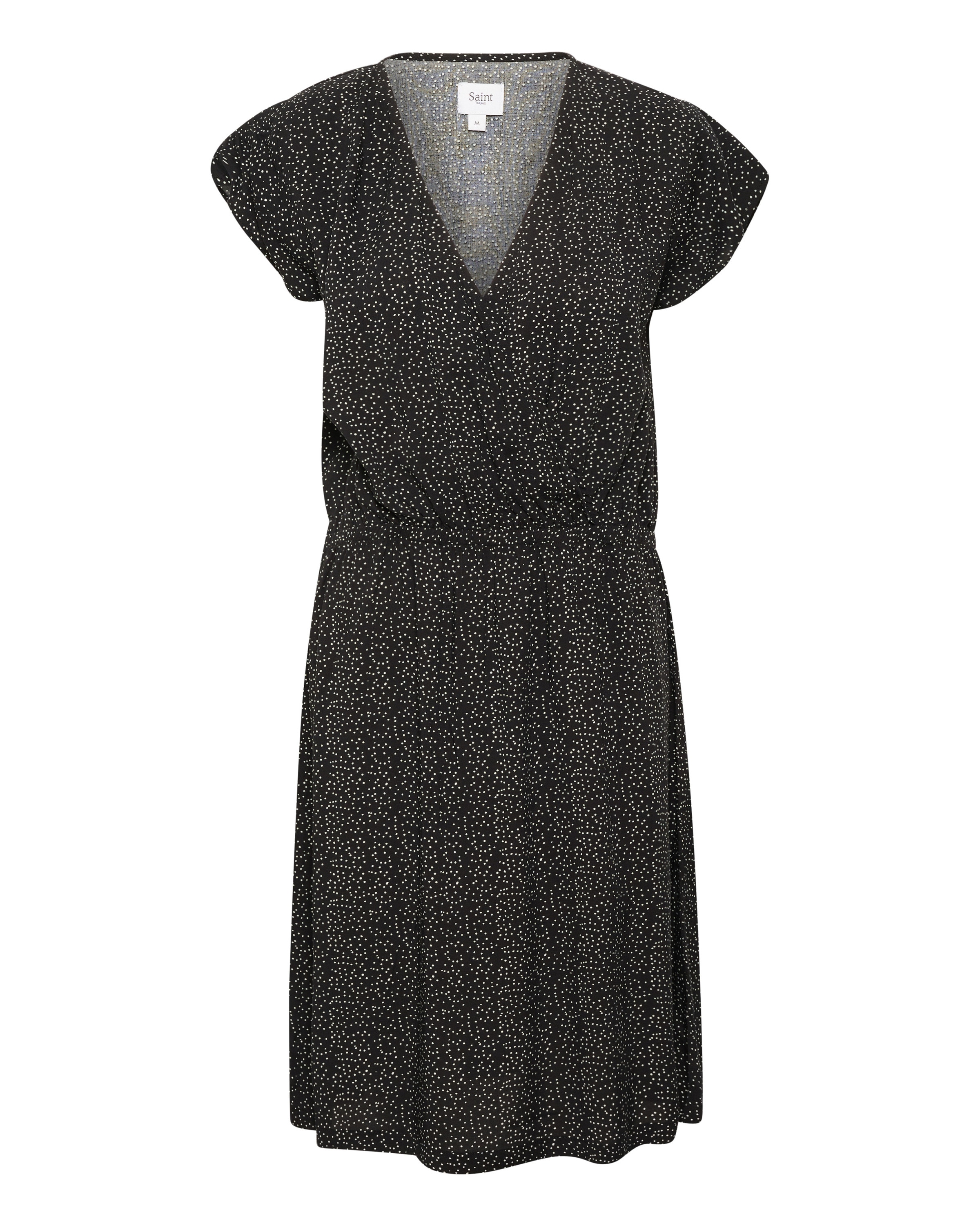 SAINT TROPEZ - Vestido 'Edua' em preto: frente