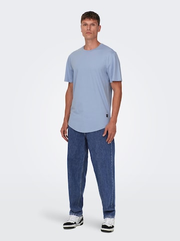 Only & Sons Regular fit Shirt 'Matt' in Blauw