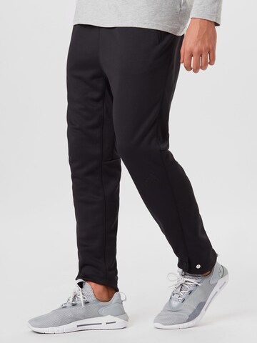 Regular Pantaloni sport de la ADIDAS PERFORMANCE pe negru: față