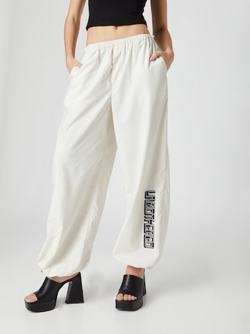 millane Wide leg Broek 'Lia' in Wit: voorkant