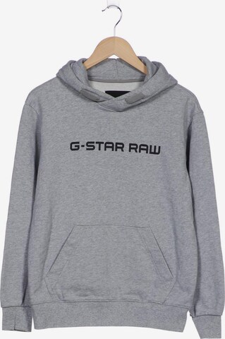 G-Star RAW Sweatshirt & Zip-Up Hoodie in M in Grey: front