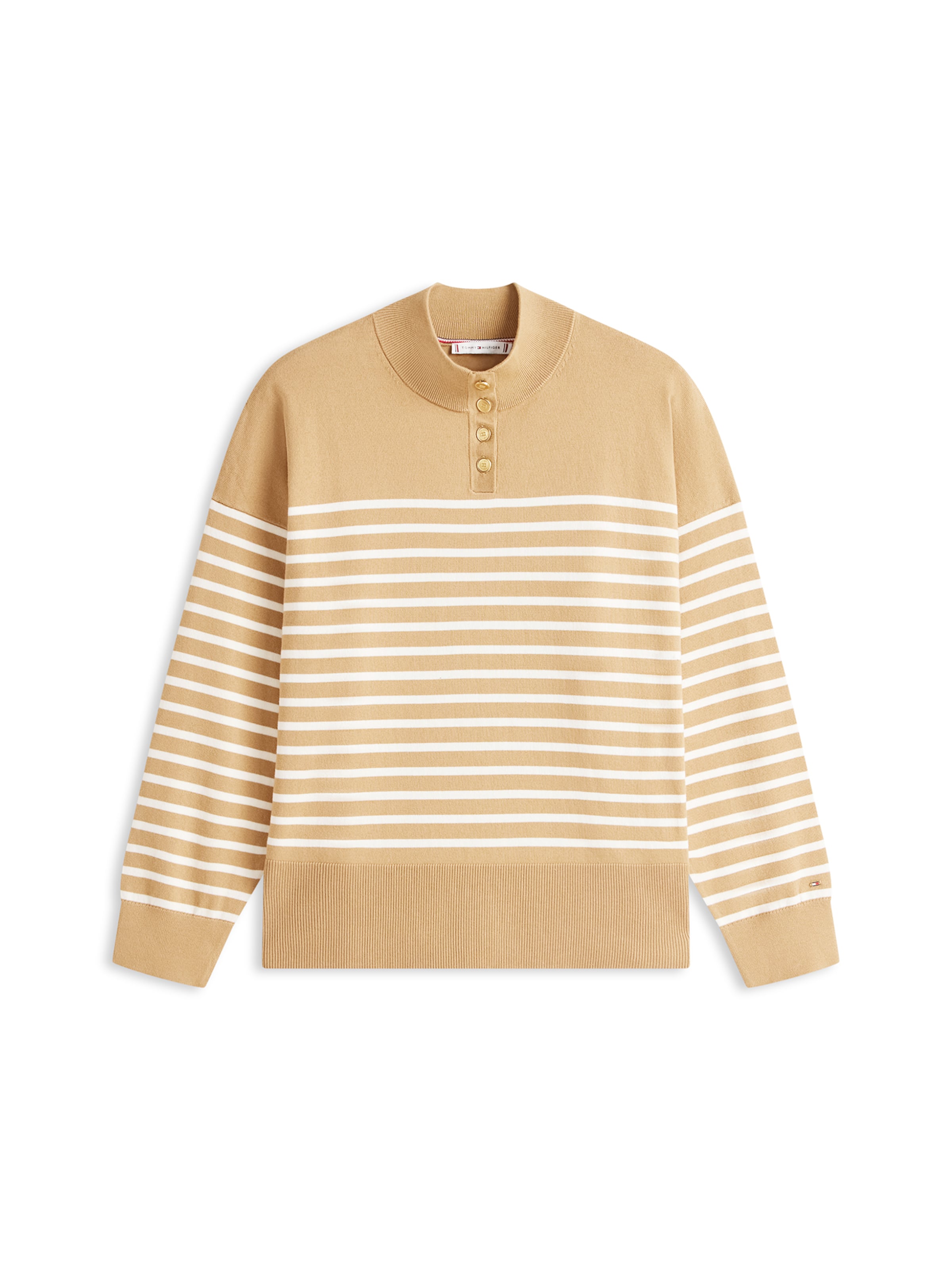 Tommy Hilfiger Curve Pullover i beige: forside