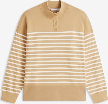 smėlio Tommy Hilfiger Curve Megztinis: priekis