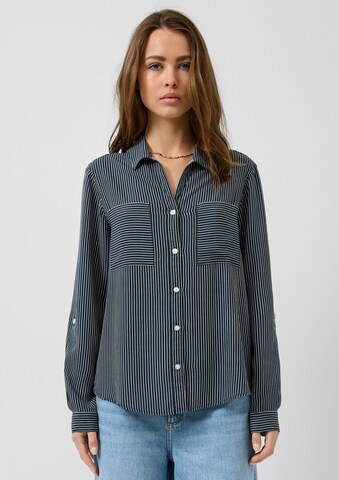 QS Bluse in Blau