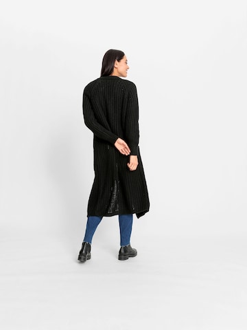 Cappotto in maglia di heine in nero