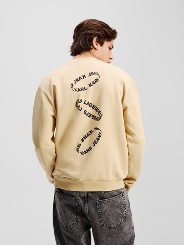 KARL LAGERFELD JEANS Μπλούζα φούτερ σε μπεζ