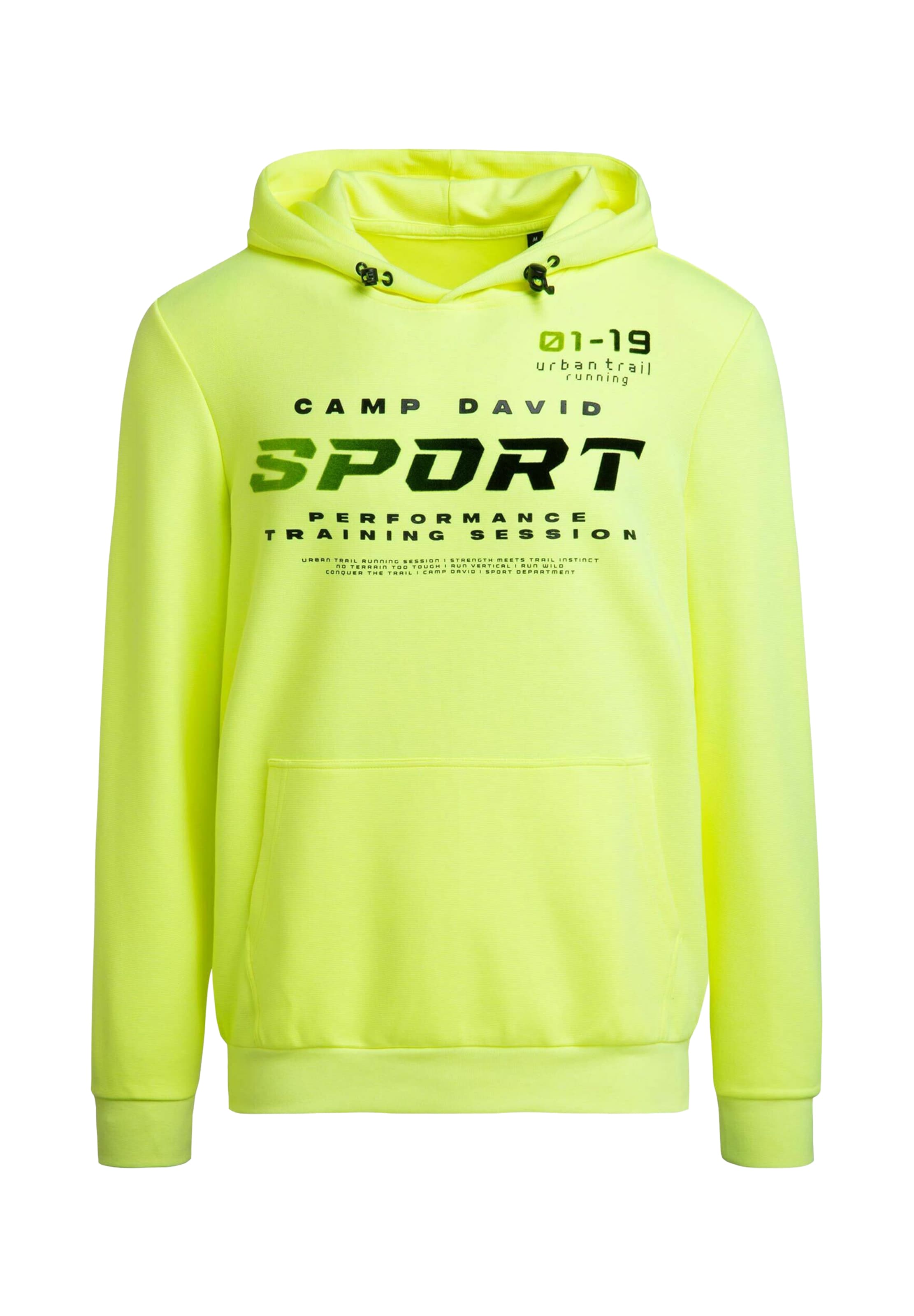 CAMP DAVID Sweatshirt i gul: forside