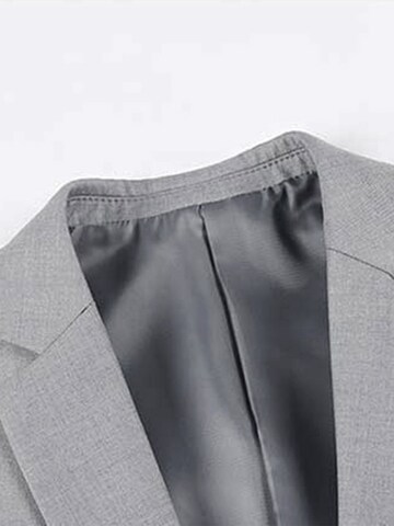 YOUTHUP Slim fit Suit 'Drittel' in Grey