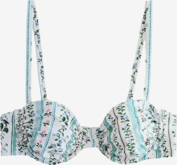 Next Bikinitop in Blau: Vorderseite