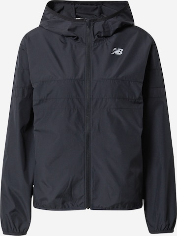 new balance Athletic Jacket in Black: front