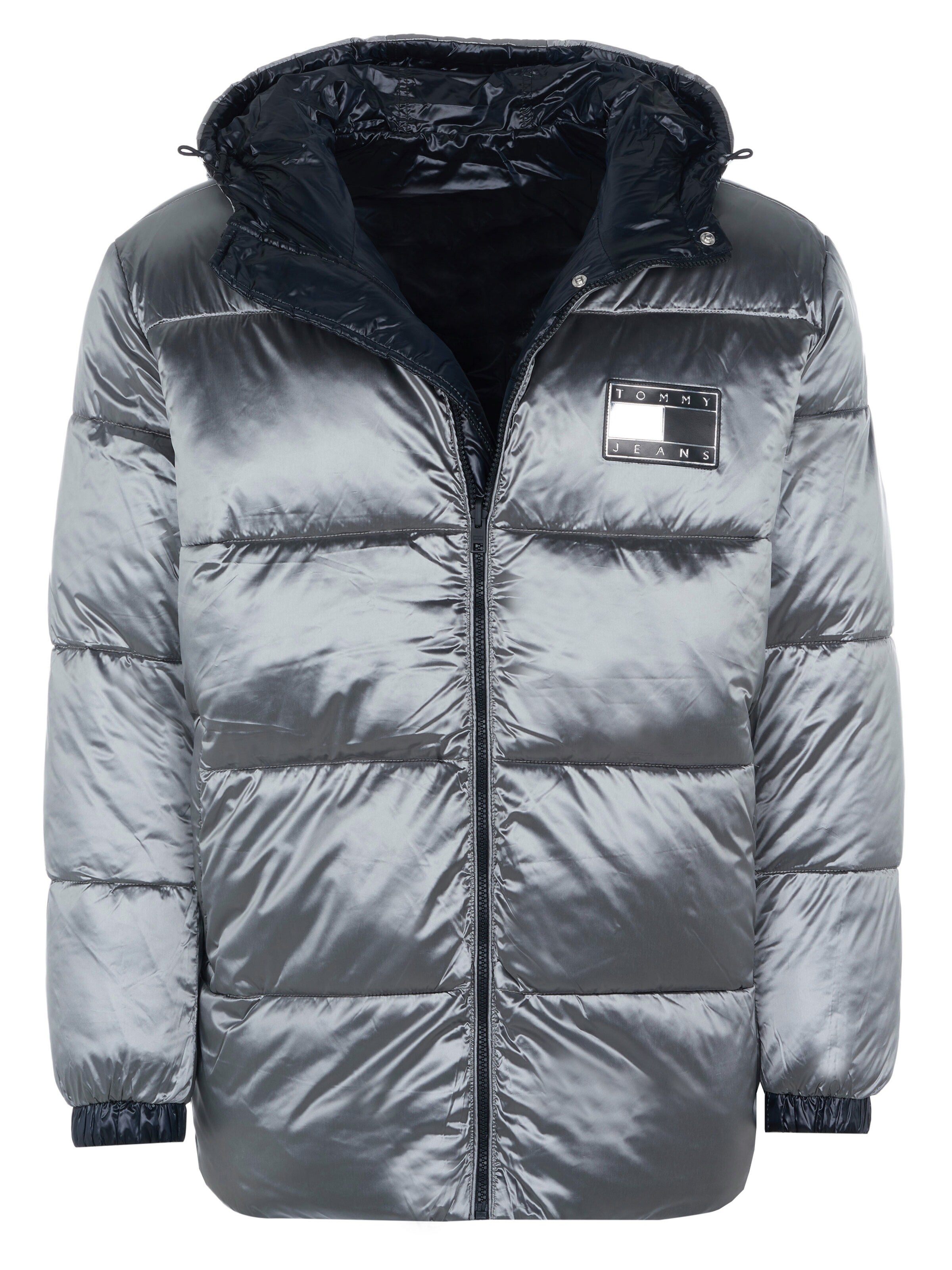 TOMMY HILFIGER Jacke in schwarz / silber, Produktansicht