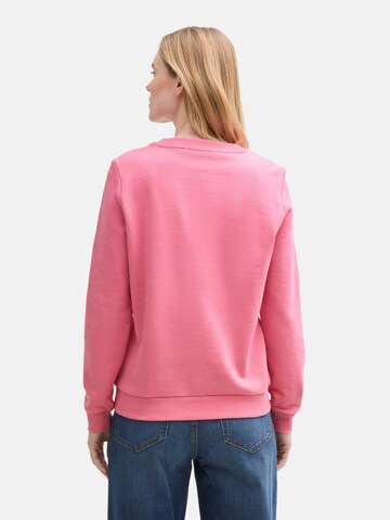 TOM TAILOR Sweatshirt in Pink