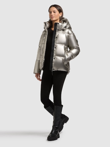 khujo Winterjacke 'DEVINA2 SHINY'‌‌‌‌‌‌‌‌‌‌ in Silber