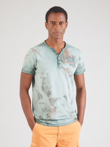 CAMP DAVID Shirt in Green: front