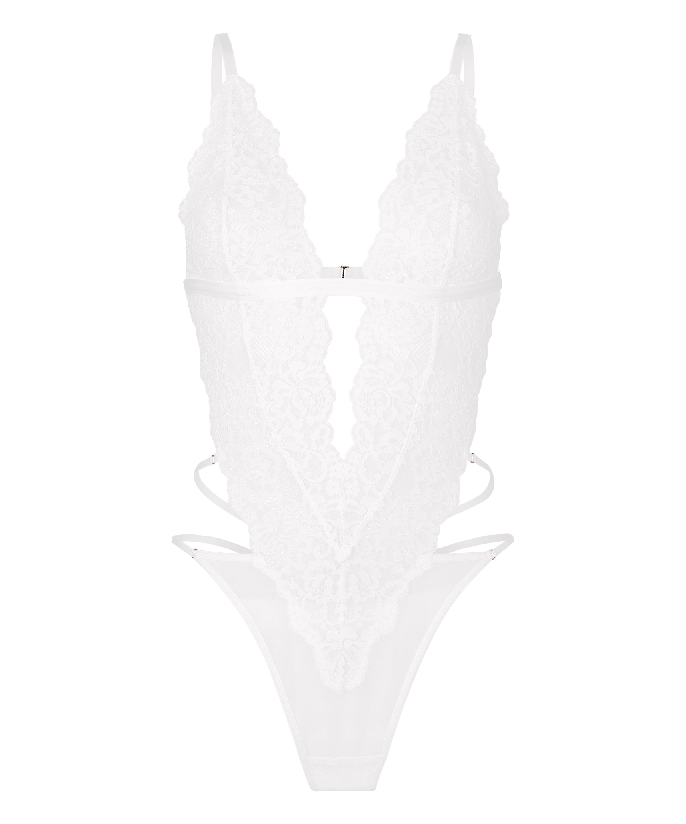 Hunkemöller Body 'Cinnamon' in Weiß: Vorderseite