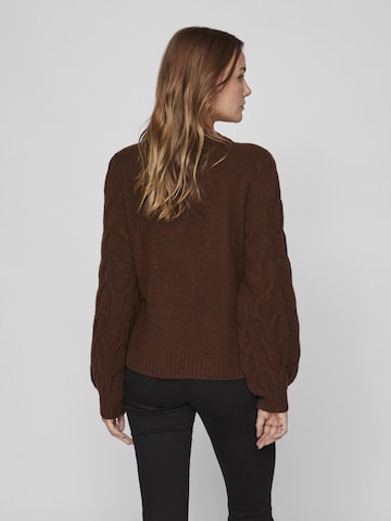 VILA Sweater 'Ella' in Brown